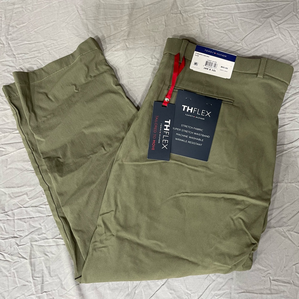 Light Olive Green Tommy Hilfiger Men’s Pants